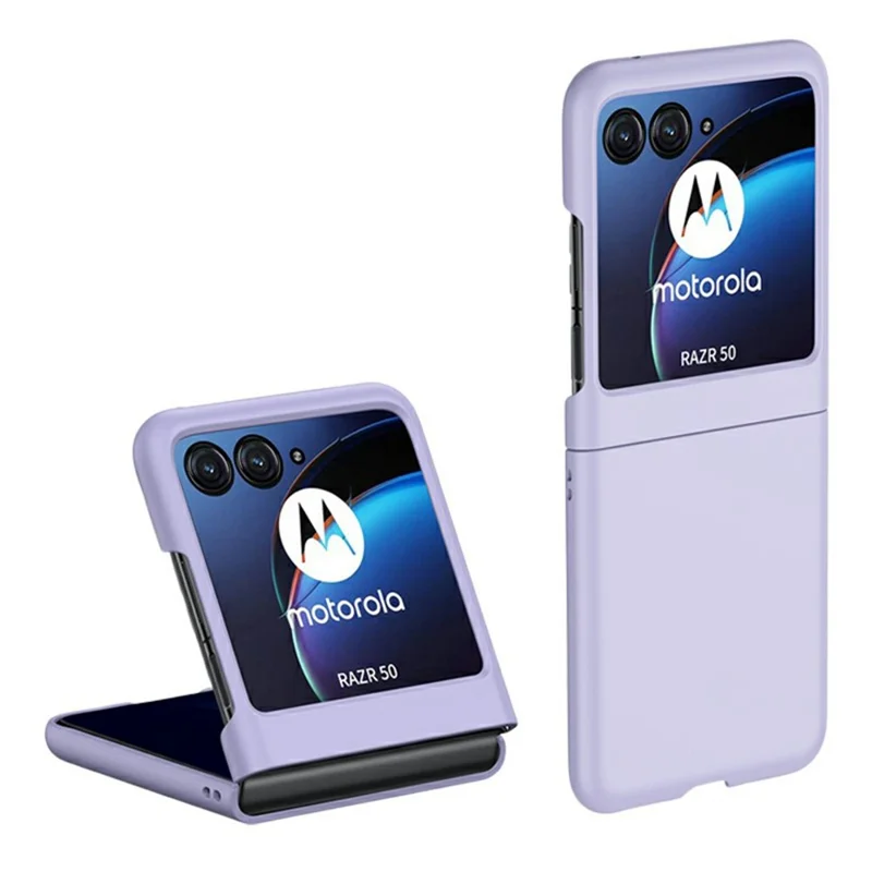 For Motorola Razr 60 Case Ultra Thin Skin Touch Rubberized Hard PC Phone Cover - Purple