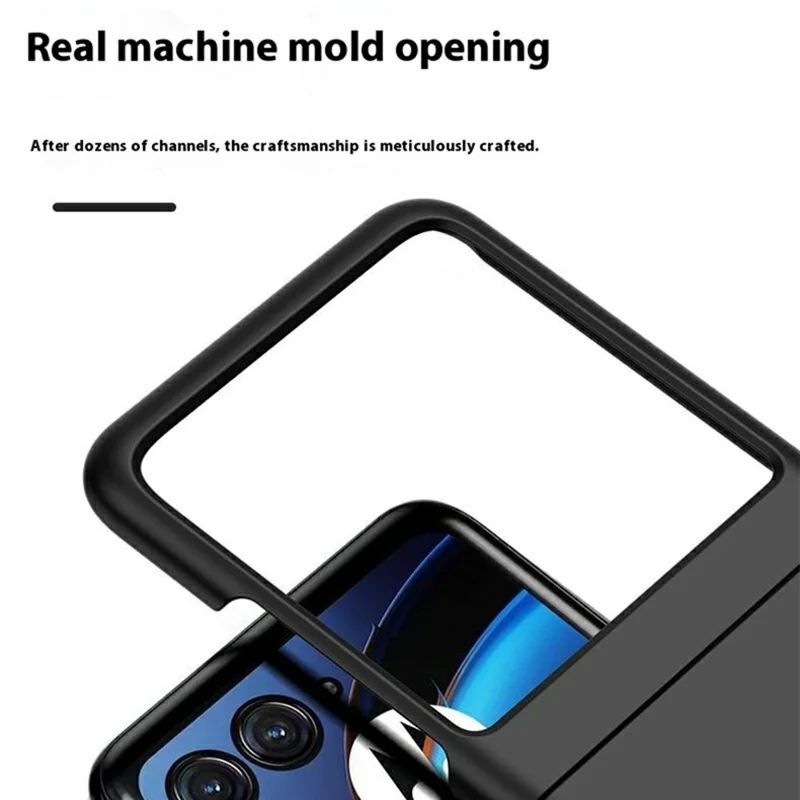 For Motorola Razr 60 Case Ultra Thin Skin Touch Rubberized Hard PC Phone Cover - Purple