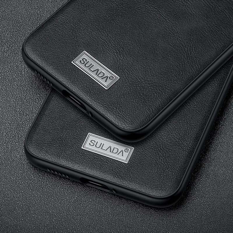 SULADA For Oppo Find X8 Pro 5G Case PU Leather + TPU + PC Back Phone Cover - Black