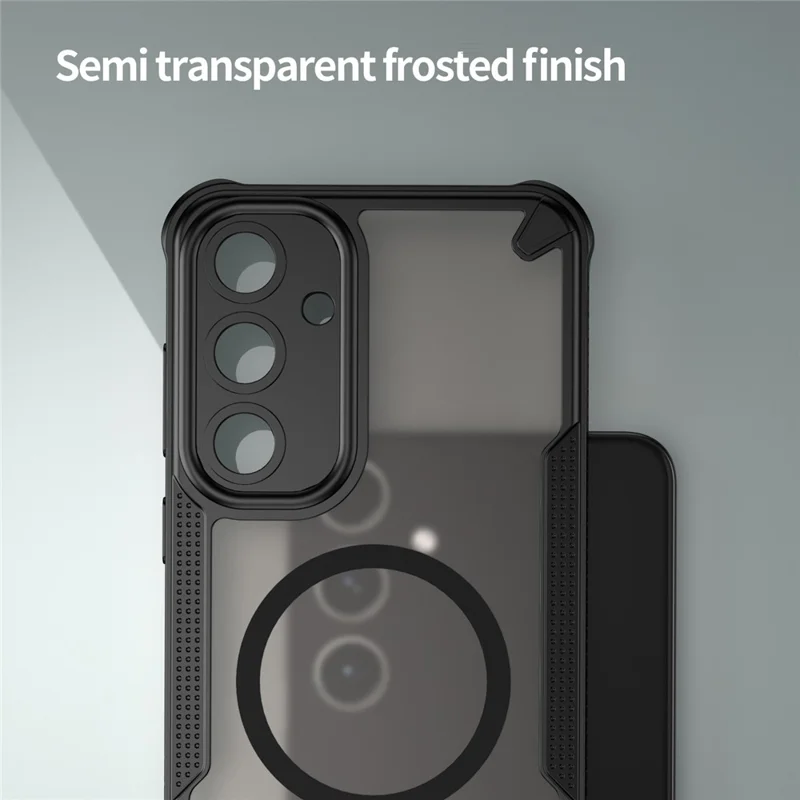 Bulk Purchasing For Samsung Galaxy S25 / S24 Magnetic Case Compatible with MagSafe TPU + PC Phone Back Cover - Black