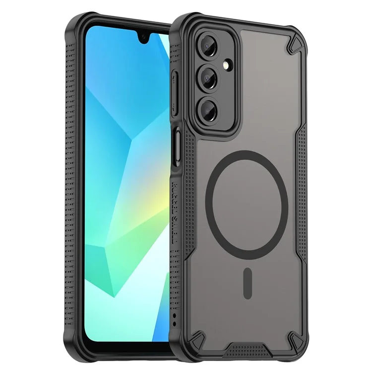 Bulk Purchasing For Samsung Galaxy A16 5G / A16 4G Magnetic Case Compatible with MagSafe TPU + PC Phone Back Cover - Black