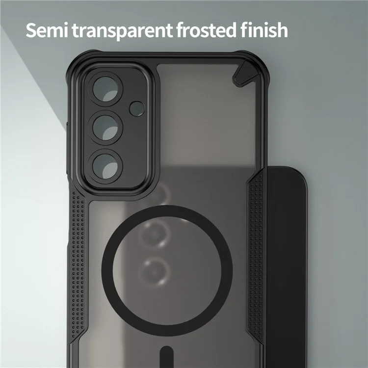 Bulk Purchasing For Samsung Galaxy A16 5G / A16 4G Magnetic Case Compatible with MagSafe TPU + PC Phone Back Cover - Black