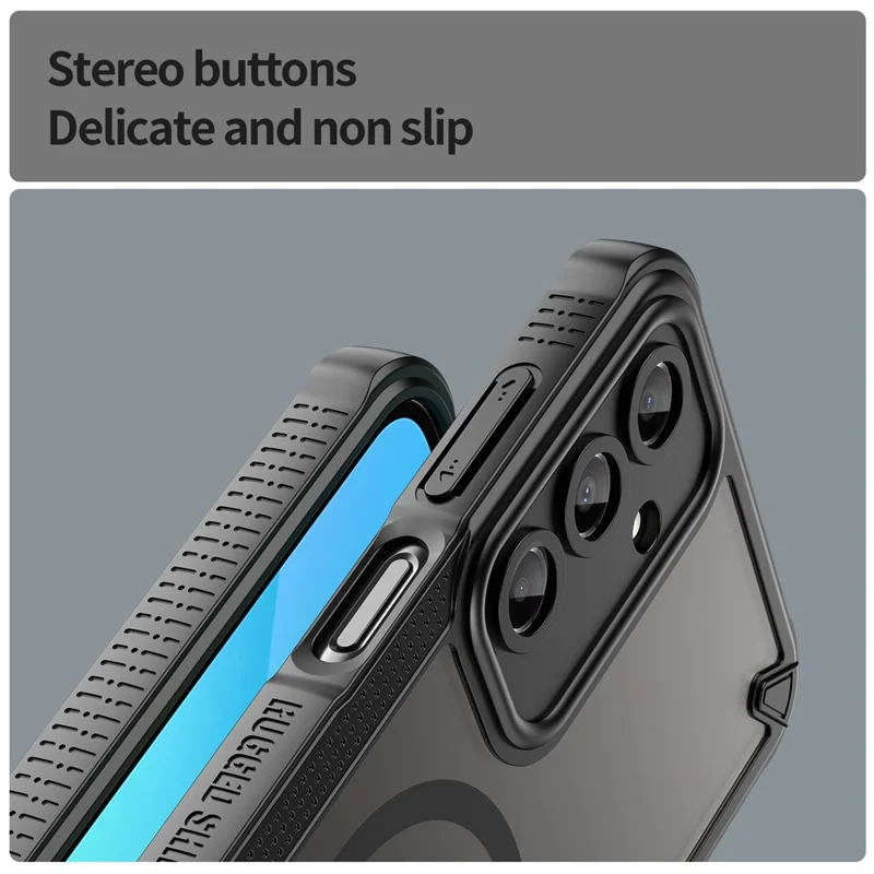 Bulk Purchasing For Samsung Galaxy A16 5G / A16 4G Magnetic Case Compatible with MagSafe TPU + PC Phone Back Cover - Black
