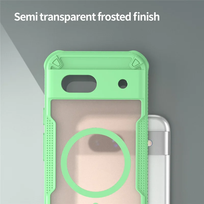 Bulk Purchasing For Google Pixel 8a Magnetic Case Compatible with MagSafe TPU + PC Phone Back Cover - Green