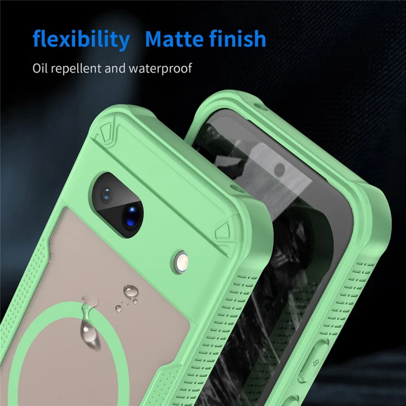 Bulk Purchasing For Google Pixel 8a Magnetic Case Compatible with MagSafe TPU + PC Phone Back Cover - Green