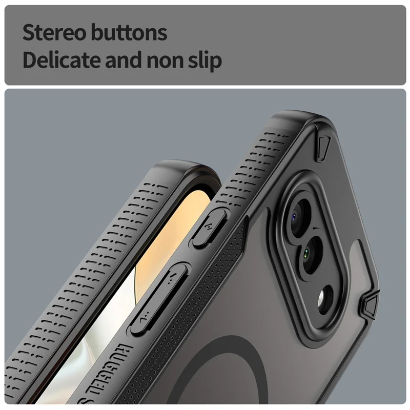 Bulk Purchasing For Google Pixel 9a Magnetic Case TPU + PC Phone Back Cover - Black