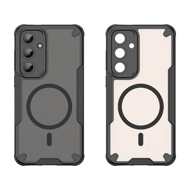 Bulk Purchasing For Samsung Galaxy S24 FE Magnetic Case Compatible with MagSafe TPU + PC Phone Back Cover - Black