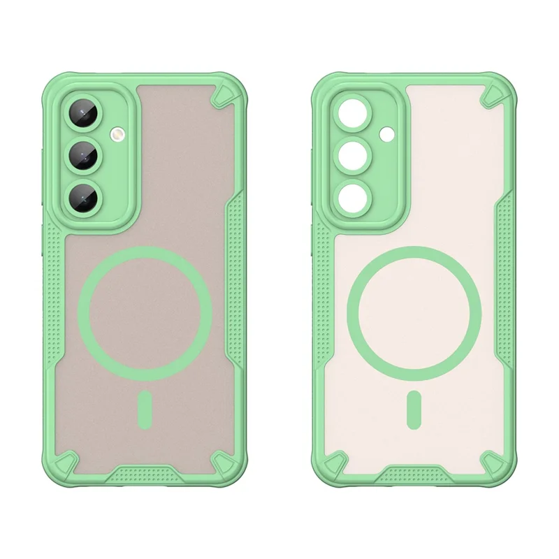 Bulk Purchasing For Samsung Galaxy S24 FE Magnetic Case TPU + PC Phone Back Cover - Green