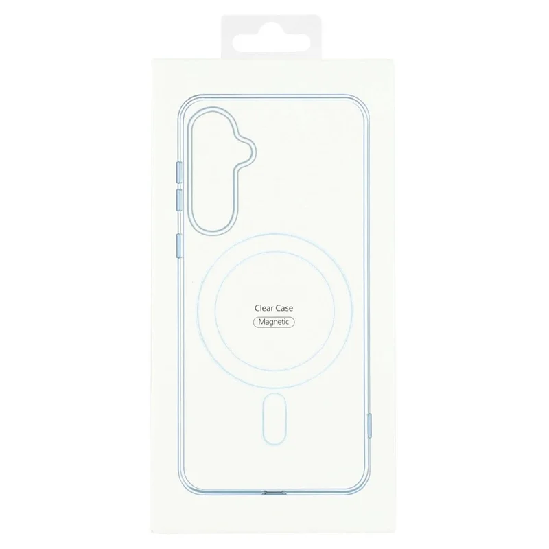 For Samsung Galaxy S24 FE Magnetic Case TPU + Acrylic Clear Phone Cover