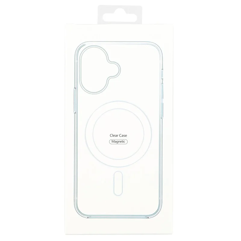 Acquisto all'ingrosso per custodia magnetica iPhone 16 in TPU + cover trasparente in acrilico per smartphone