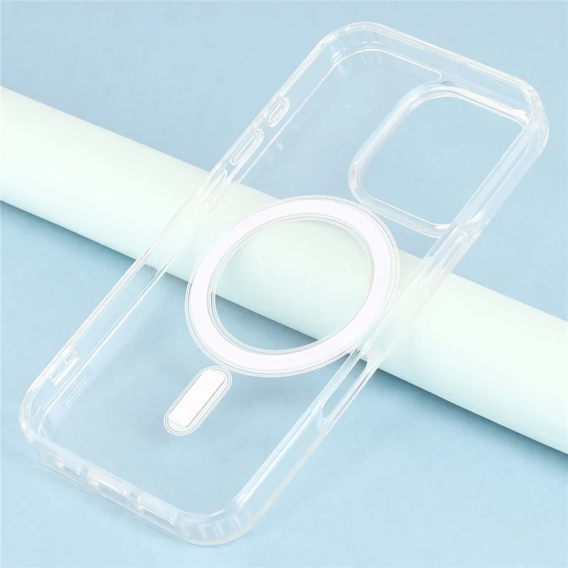 Achat en gros pour coque de téléphone magnétique iPhone 16 Pro TPU + Coque transparente en acrylique
