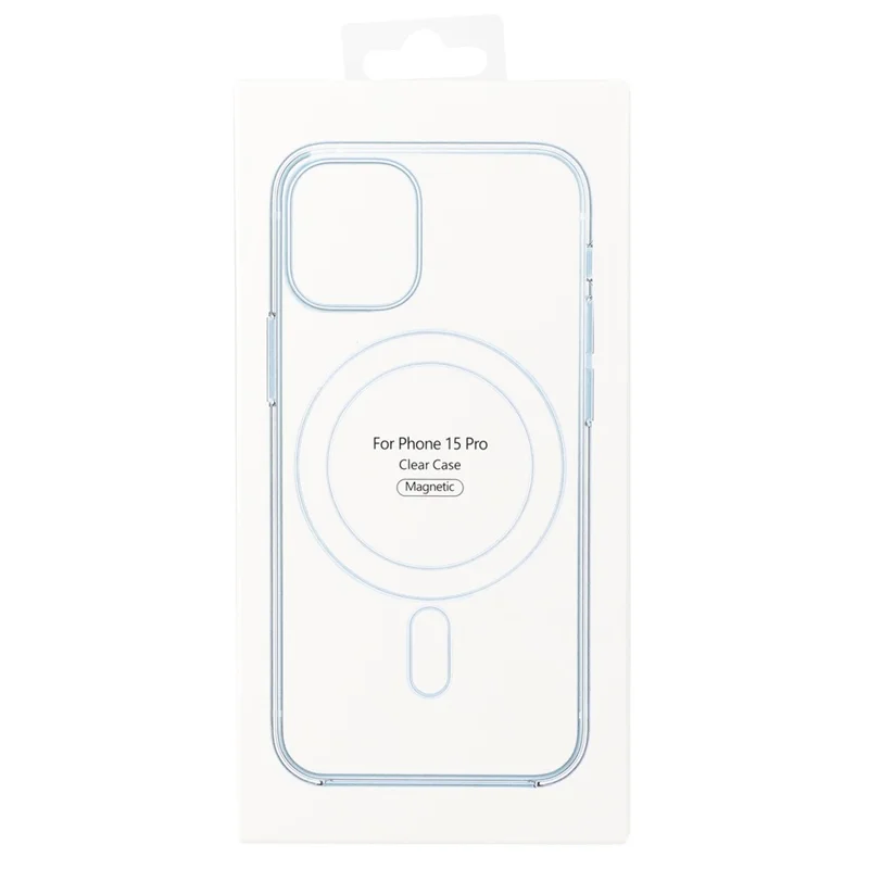 Bulk Purchasing For iPhone 15 Pro Magnetic Case TPU + Acrylic Clear Phone Cover
