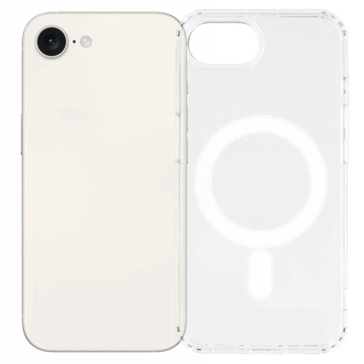Bulk Purchasing For iPhone 16e Magnetic Case TPU + Acrylic Clear Phone Cover