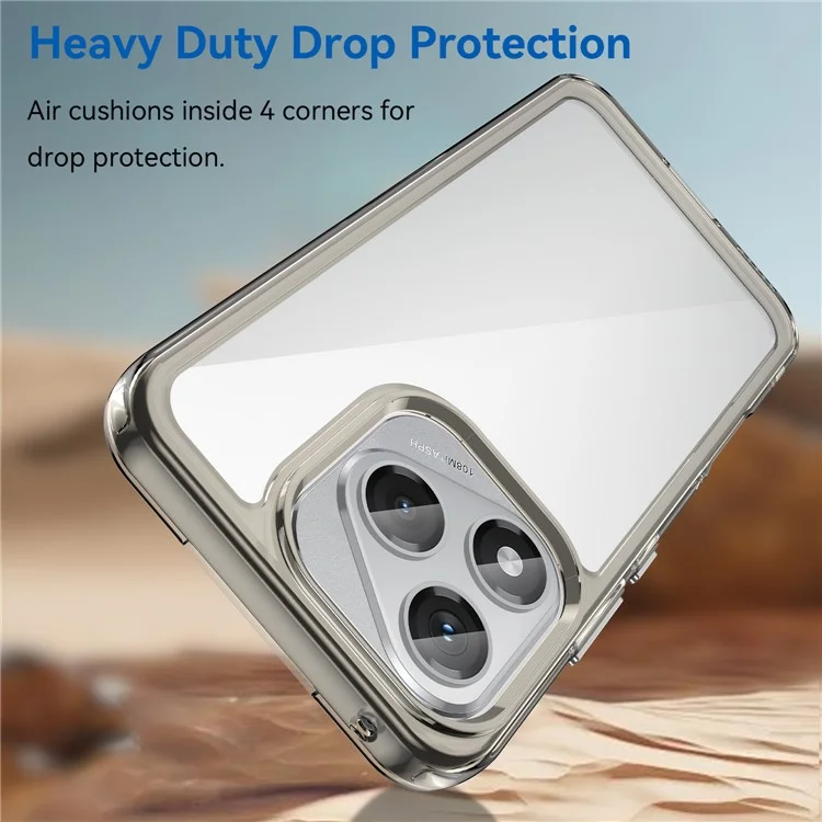 Funda For Honor 400 Lite de TPU + Acrílico Transparente - Gris Protectora