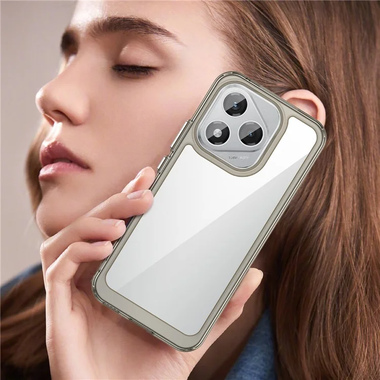 Funda For Honor 400 Lite de TPU + Acrílico Transparente - Gris Protectora