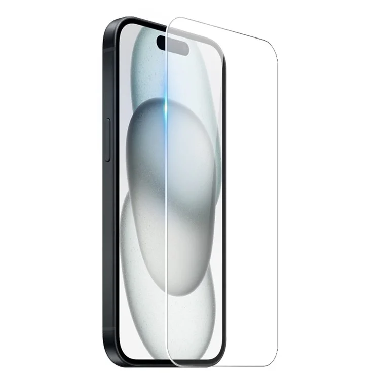 NORTHJO For iPhone 15 Plus Clear Phone Case Four Corner Shockproof TPU Cover with Tempered Glass