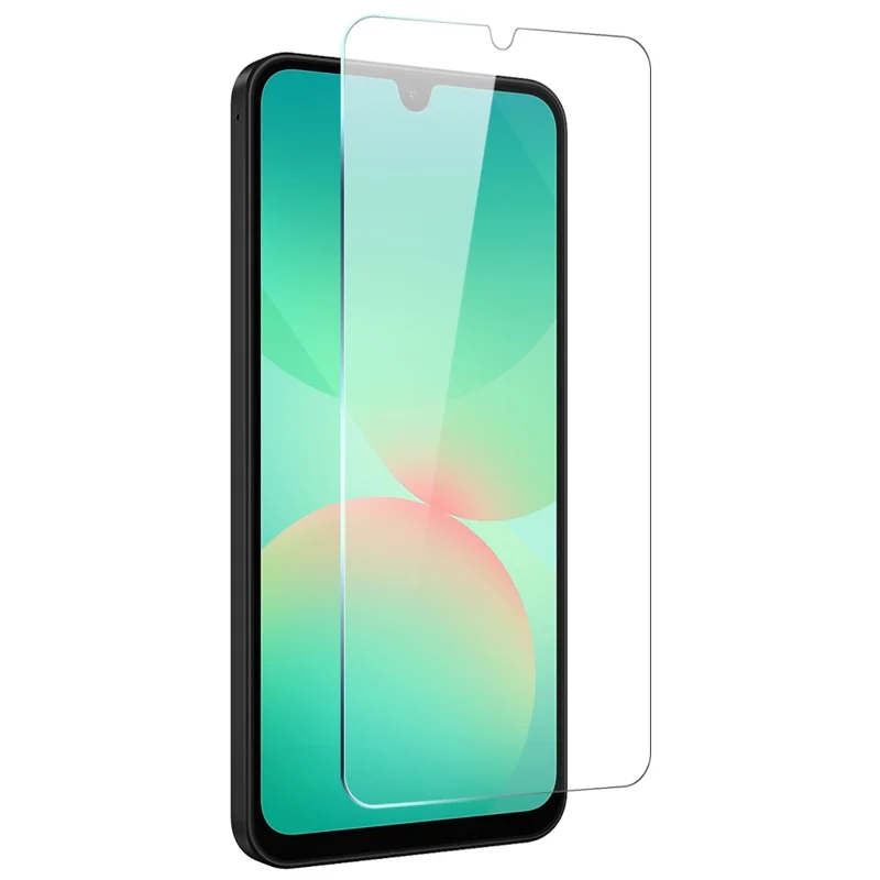 NORTHJO For Samsung Galaxy A26 5G Clear Phone Case Four Corner Shockproof TPU Cover with Tempered Glass