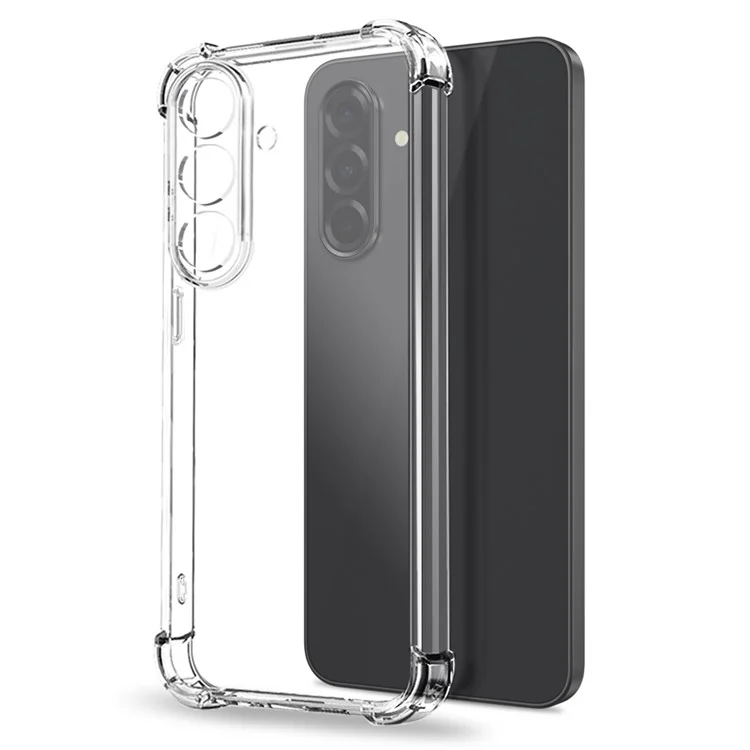 NORTHJO Transparente Handyhülle für Samsung Galaxy A36 5G mit stoßfester TPU-Schutzhülle und Panzerglas