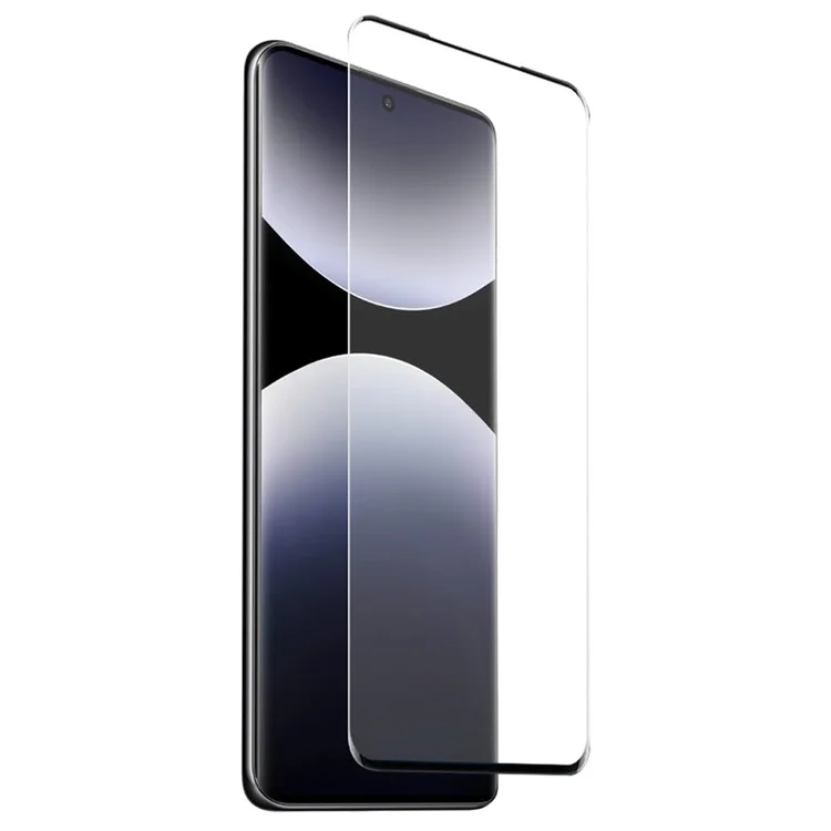 NORTHJO For Xiaomi Redmi Note 14 Pro 4G Clear Case Shockproof TPU Cover with 3D Curved Tempered Glass