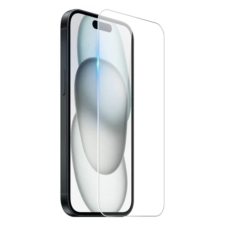 NORTHJO Para iPhone 15 Capa Transparente à Prova de Choque Capa TPU com Vidro Temperado e Película de Lente de Câmera