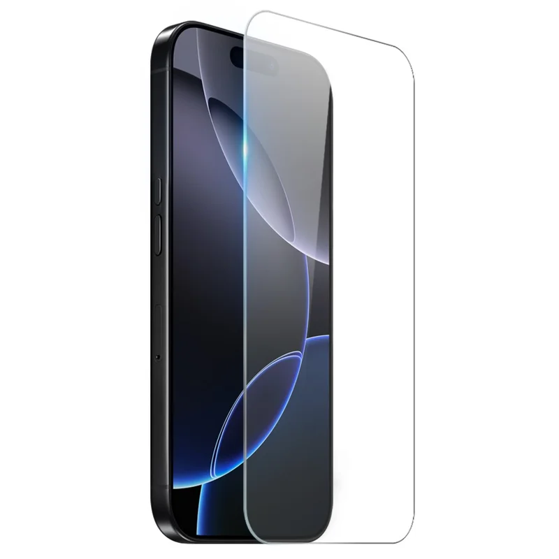 NORTHJO For iPhone 16 Pro Max Clear Case Shockproof TPU Cover with Tempered Glass and Camera Lens Film