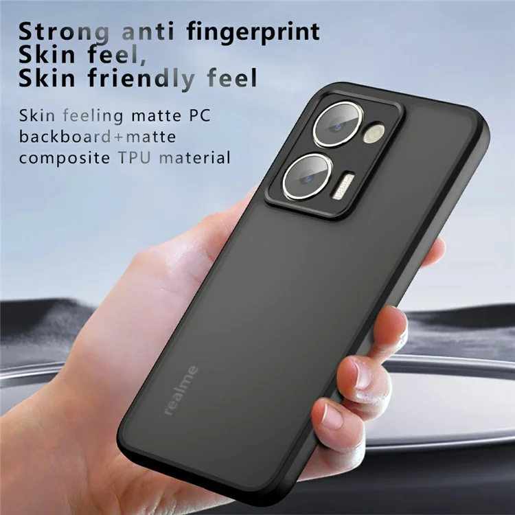 Funda para Realme P3 Ultra 5G Antigolpes de TPU + PC con Acabado Mate para Teléfono