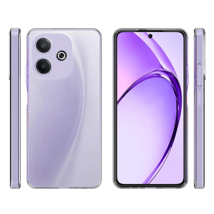 TPU чехол для Oppo A5 Pro 5G / 4G / A5 Vitality Edition, устойчивый к водяным знакам, прозрачная задняя крышка для телефона