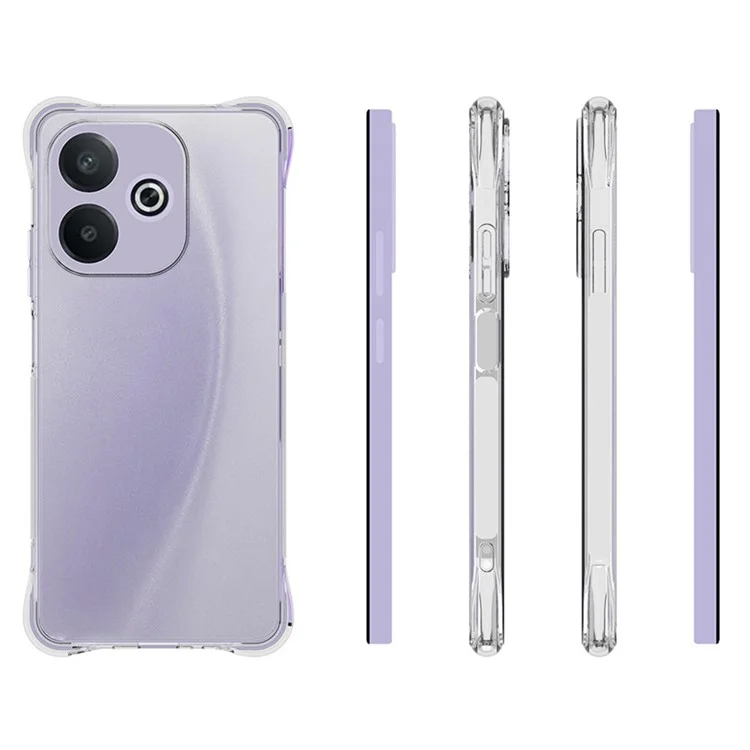Чехол из ТПУ для Oppo A5 Pro 5G / A5 Pro 4G / A5 Vitality Edition, прозрачный, нескользящий, для мобильного телефона