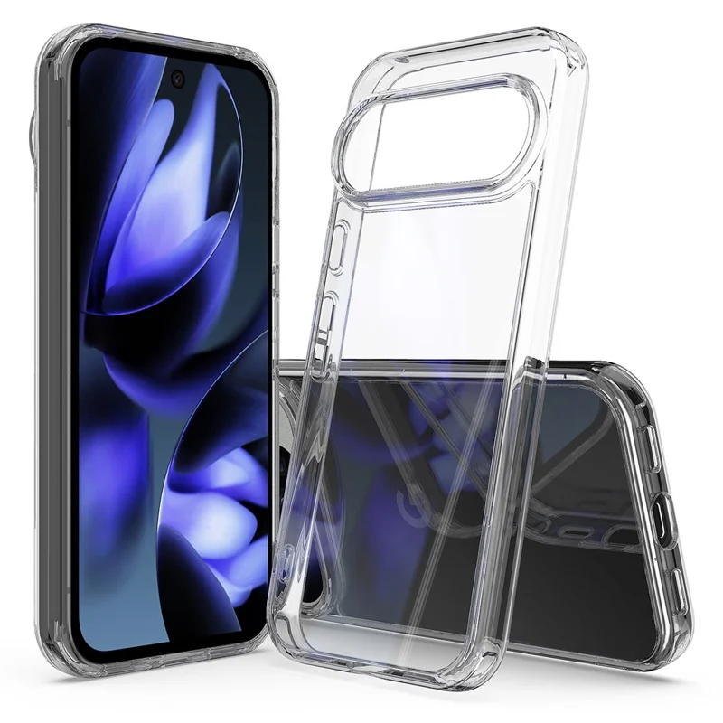 For Google Pixel 10 Pro Clear Phone Case TPU + Acrylic Shockproof Phone Back Cover