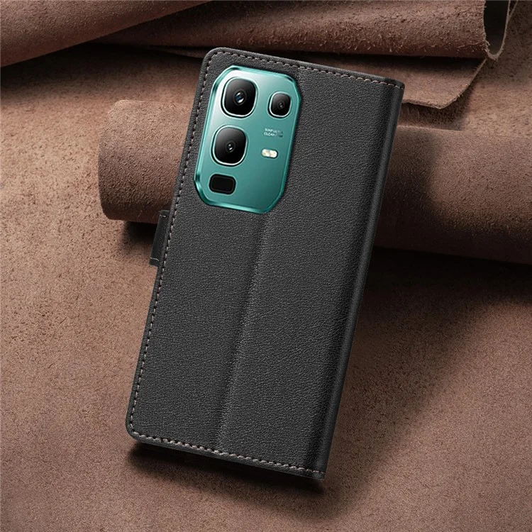 BINFEN COLOR BF32 Étui Portefeuille en Cuir avec Blocage RFID pour Infinix Note 50x 5G - Noir