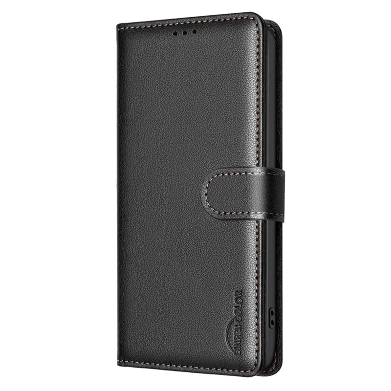 BINFEN COLOR BF32 Étui Portefeuille en Cuir avec Blocage RFID pour Infinix Note 50x 5G - Noir