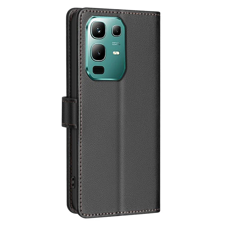 BINFEN COLOR BF32 Étui Portefeuille en Cuir avec Blocage RFID pour Infinix Note 50x 5G - Noir