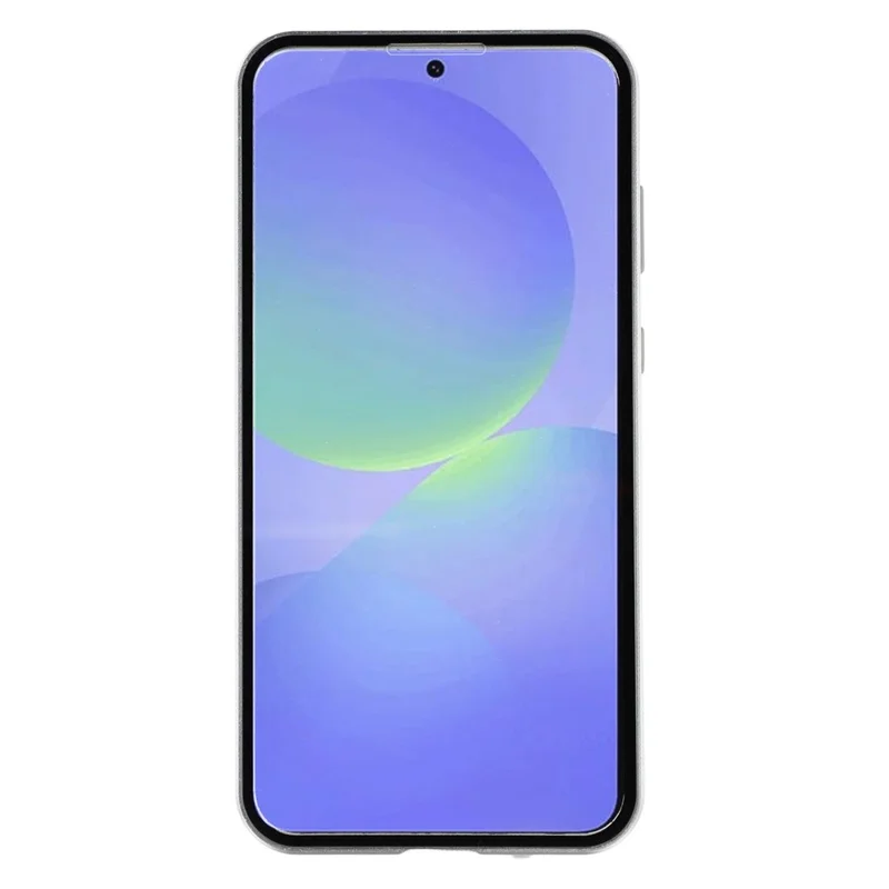 For Samsung Galaxy A56 5G Full Body Case Magnetic Tempered Glass Double-Sided Phone Case - Silver