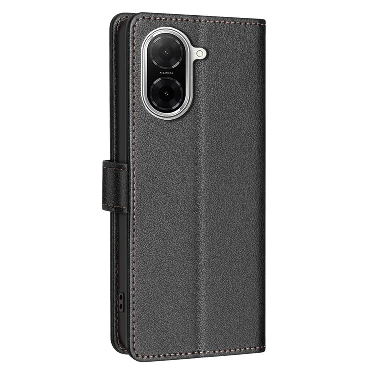BINFEN COLOR BF32 per Xiaomi Redmi A5 4G (171,7mm) Cover a Portafoglio in Pelle con Blocco RFID - Nero