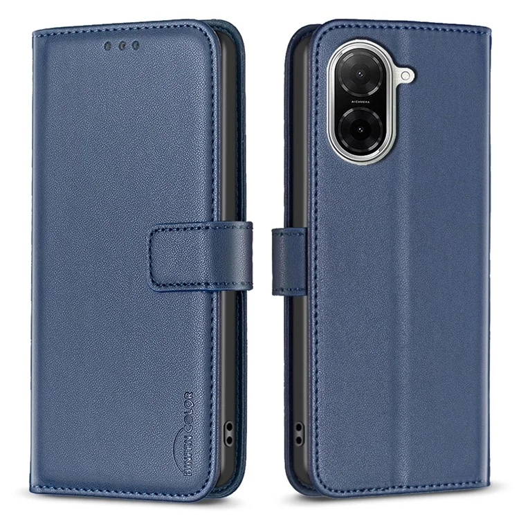 BINFEN COLOR BF17 For Xiaomi Redmi A5 4G (171.7mm) Case Wallet Folio Flip Leather Cover - Blue