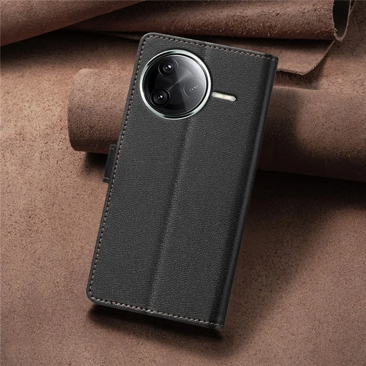 BINFEN COLOR BF32 Lederhülle für Xiaomi Redmi K80 Pro 5G / K80 5G / Poco F7 Pro 5G / F7 Ultra 5G Geldbörse mit RFID-Schutz Handyhülle - Schwarz