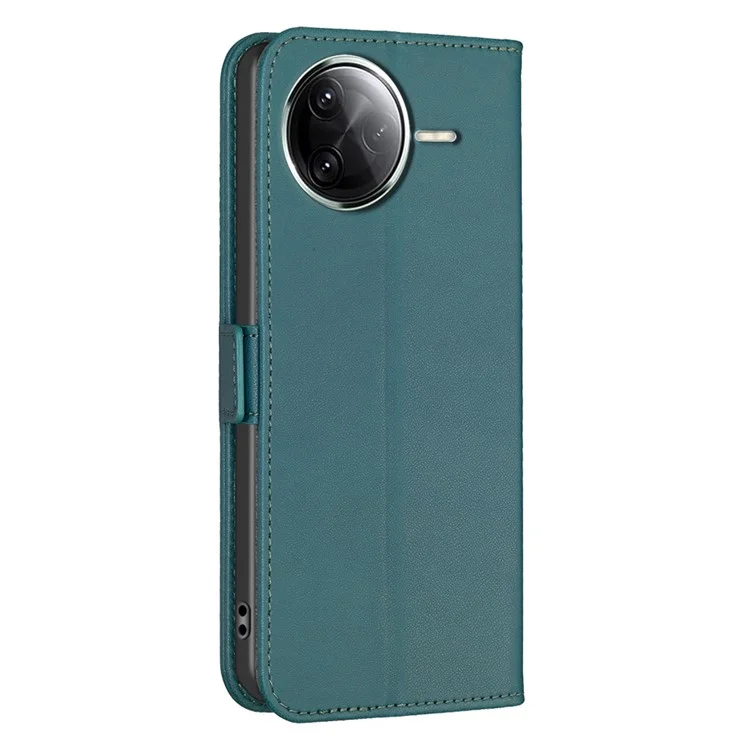 BINFEN COLOR BF31 PU Leather Case For Xiaomi Redmi K80 Pro 5G  /  K80 5G  /  Poco F7 Pro 5G  /  F7 Ultra 5G Flip Folio Phone Wallet Cover - Green