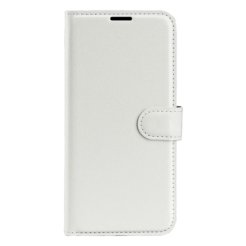 For Samsung Galaxy M16 5G Case Litchi Texture Shockproof Leather Wallet Phone Cover - White