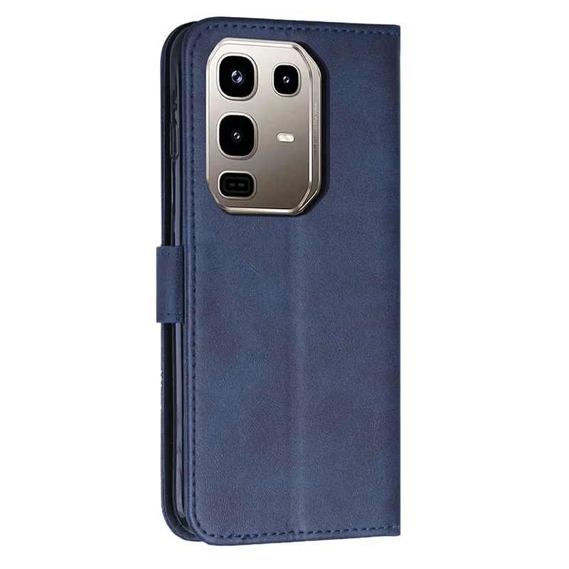 Funda de Cuero con Soporte para Infinix Note 50 4G / 50 Pro 4G - Azul