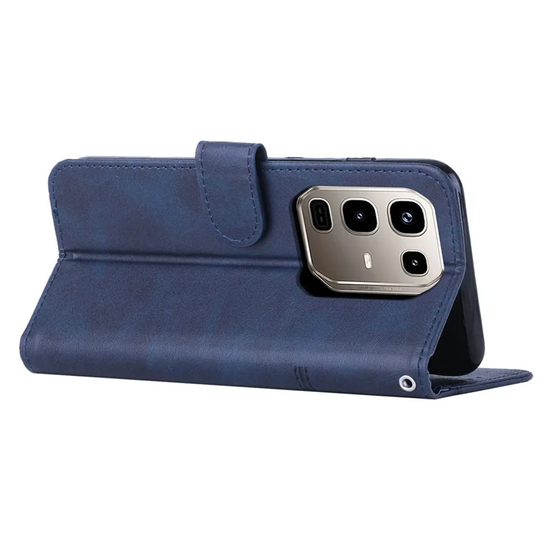 Funda de Cuero con Soporte para Infinix Note 50 4G / 50 Pro 4G - Azul