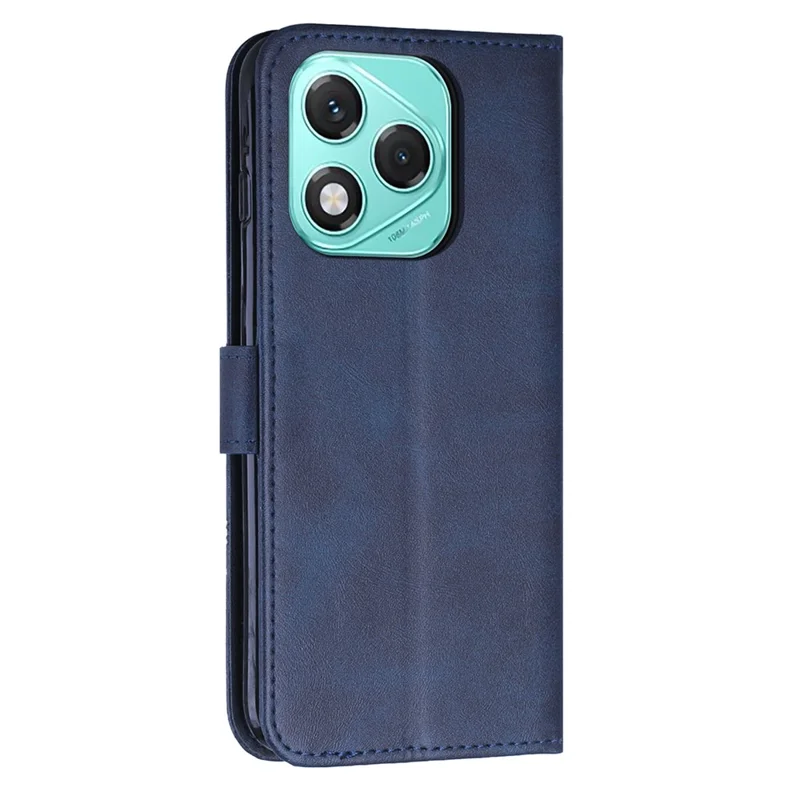 For Honor 400 Lite 5G Case Leather Stand Protective Phone Cover - Blue