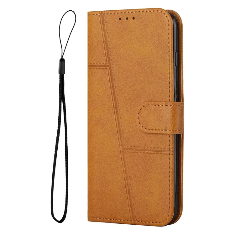 For Honor 400 Lite 5G Case Leather Stand Protective Phone Cover - Yellow