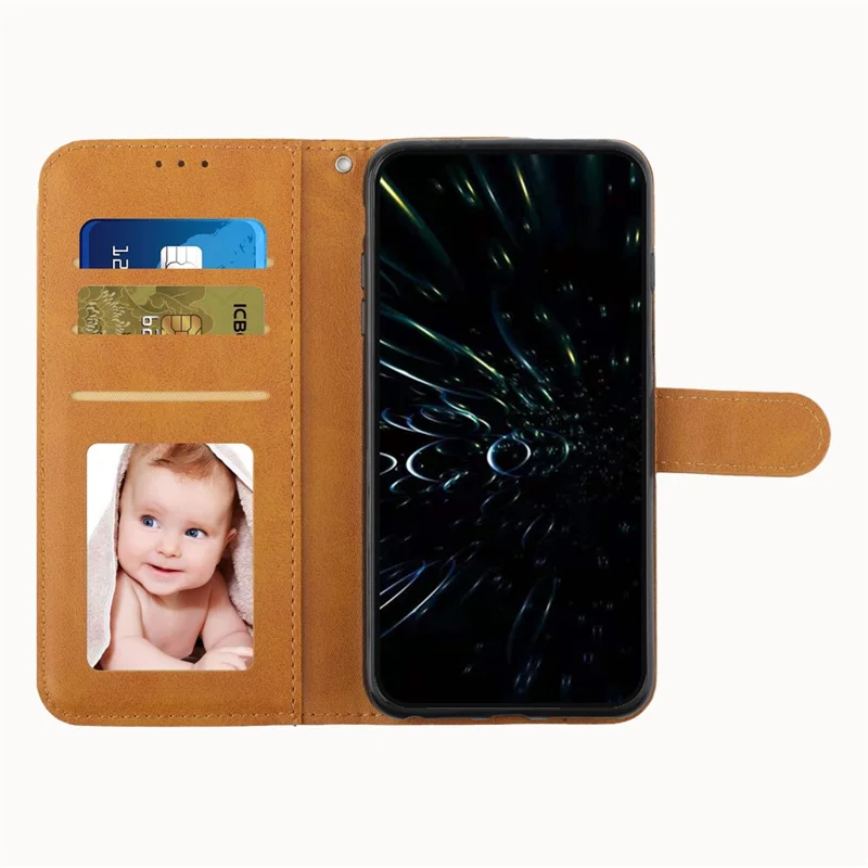 For TECNO Spark 30C 5G / Pop 9 5G Case Leather Stand Protective Phone Cover - Yellow