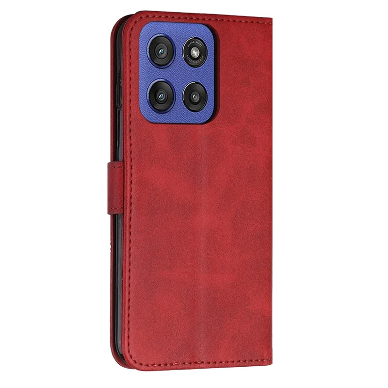 For Motorola Moto G Stylus 5G (2025) Case Leather Stand Protective Phone Cover - Red