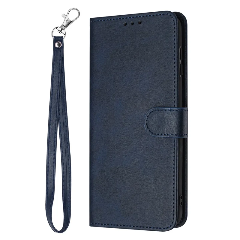 Leather Case for TECNO Spark 30C 5G / Pop 9 5G Stand Wallet Phone Cover Calf Texture - Sapphire