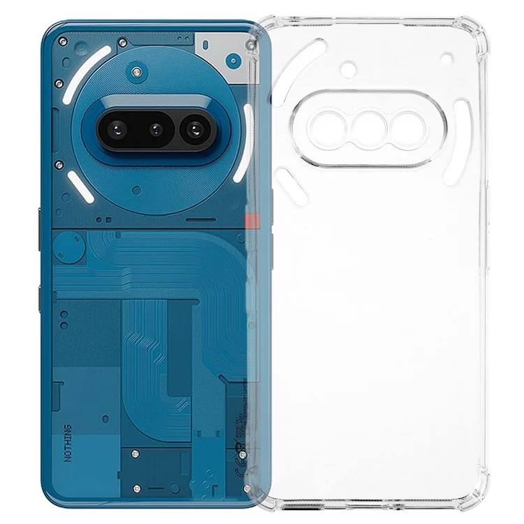 For Nothing Phone (3a) Phone Case Reinforced Four Corner Anti-Drop Clear TPU Cover
