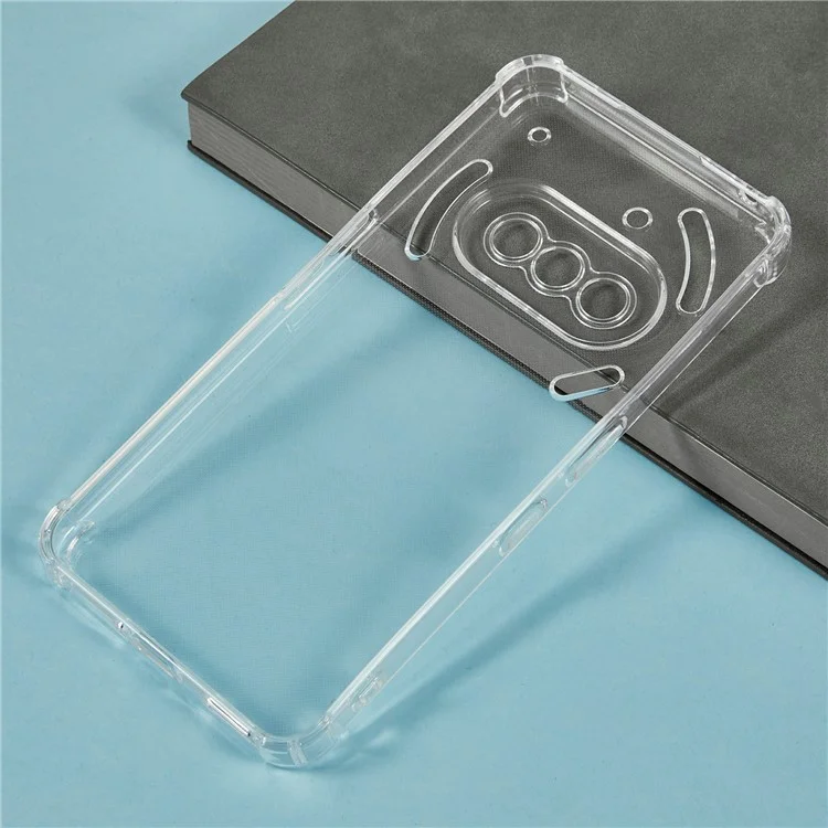 For Nothing Phone (3a) Phone Case Reinforced Four Corner Anti-Drop Clear TPU Cover