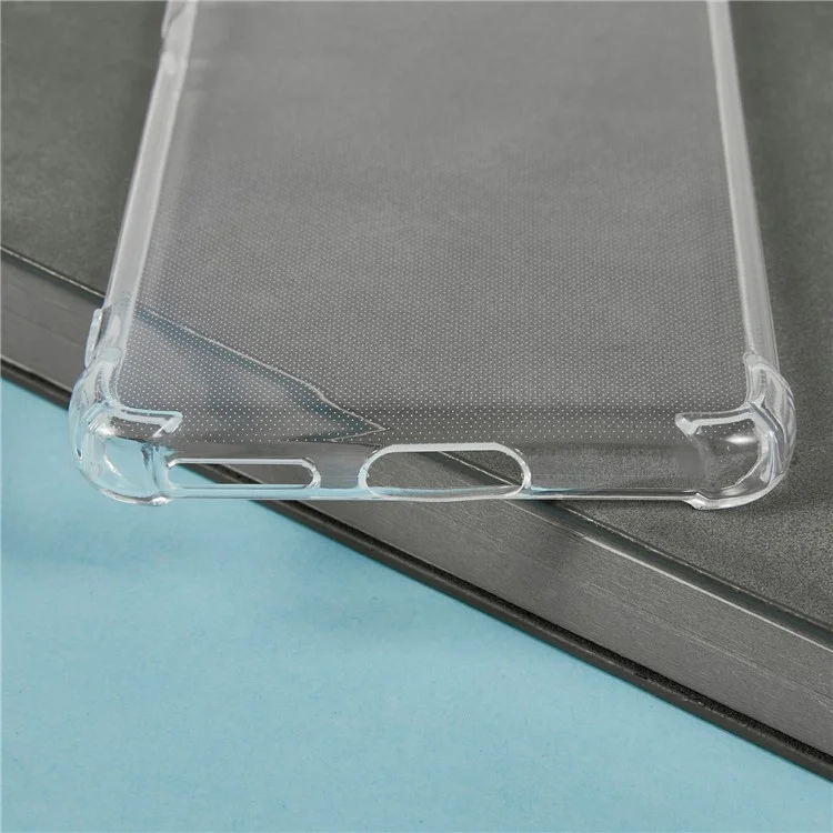 Funda para teléfono Motorola Edge 60 Fusion 5G Reforzada en las cuatro esquinas Cubierta transparente de TPU anti caídas