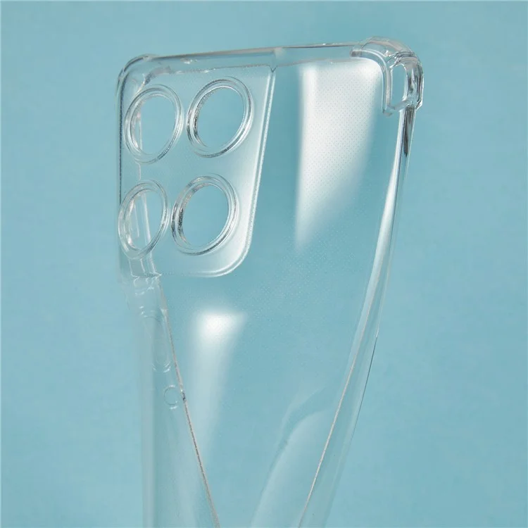 Funda para teléfono Motorola Edge 60 Fusion 5G Reforzada en las cuatro esquinas Cubierta transparente de TPU anti caídas