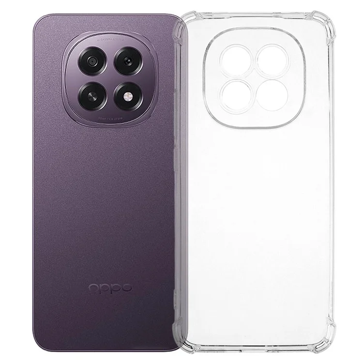 Étui de téléphone Oppo F29 5G Renfort des quatre coins Coque TPU transparente anti-chocs